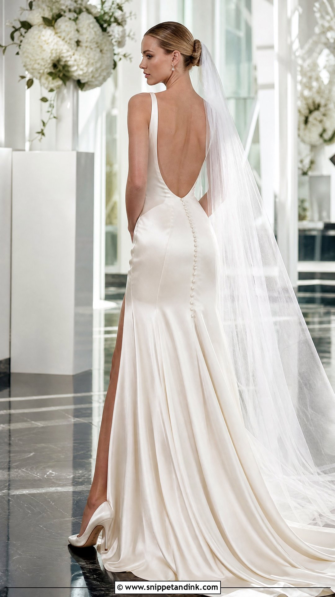 Backless Satin Wedding Gown - Snippet and Ink - 20 Simple Wedding Gowns Elegant Classy
