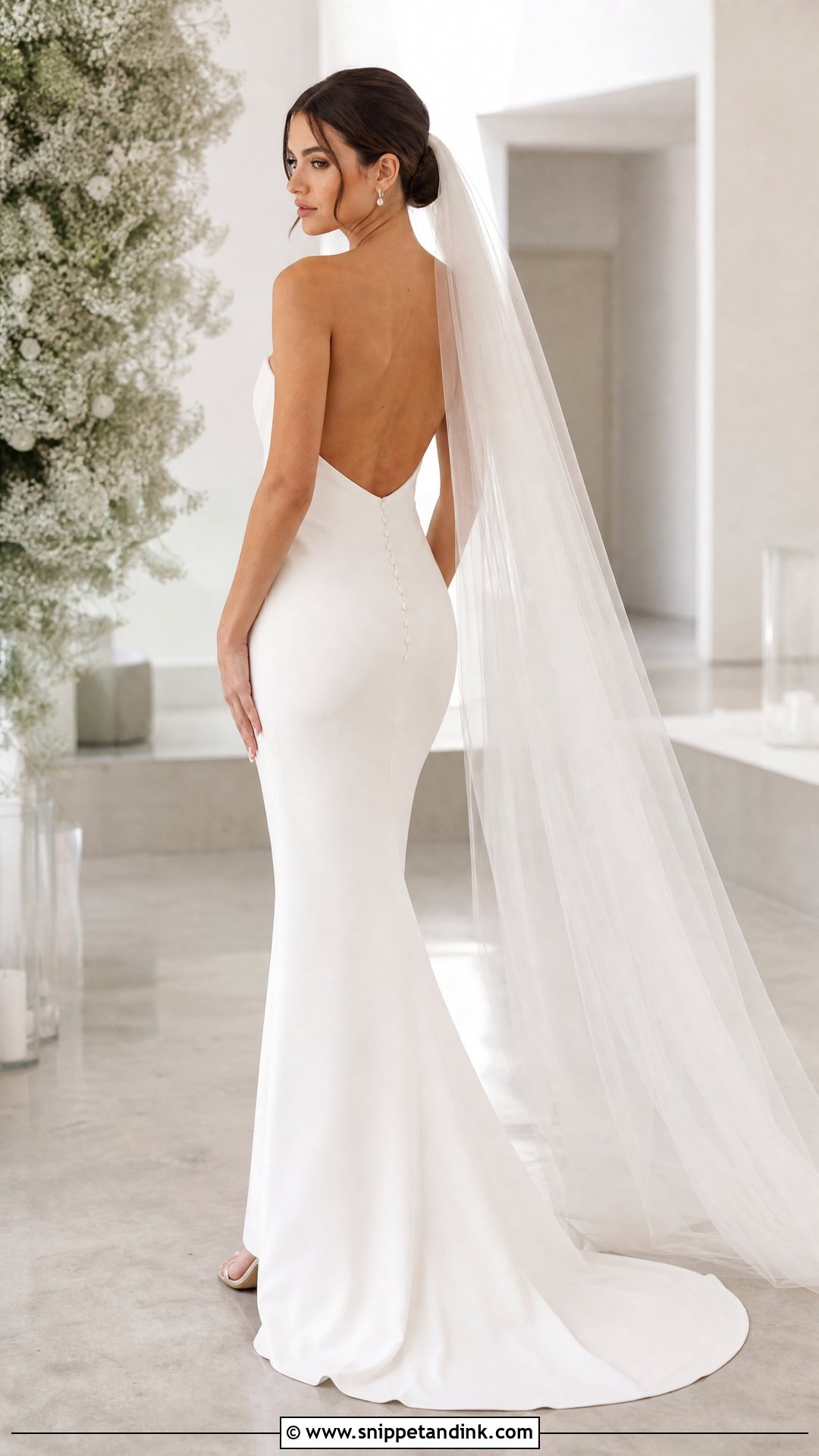 Backless Strapless Wedding Dress - Snippet and Ink - 25 Simple Strapless Wedding Dress Ideas