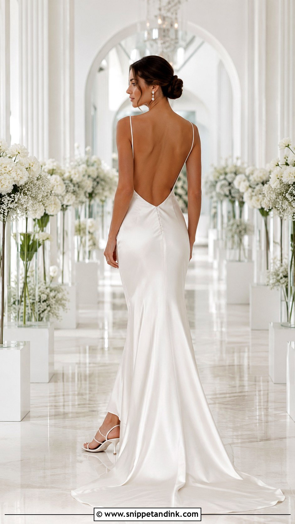 Backless Wedding Dress - Snippet and Ink - 30 Sleek Wedding Dress Ideas