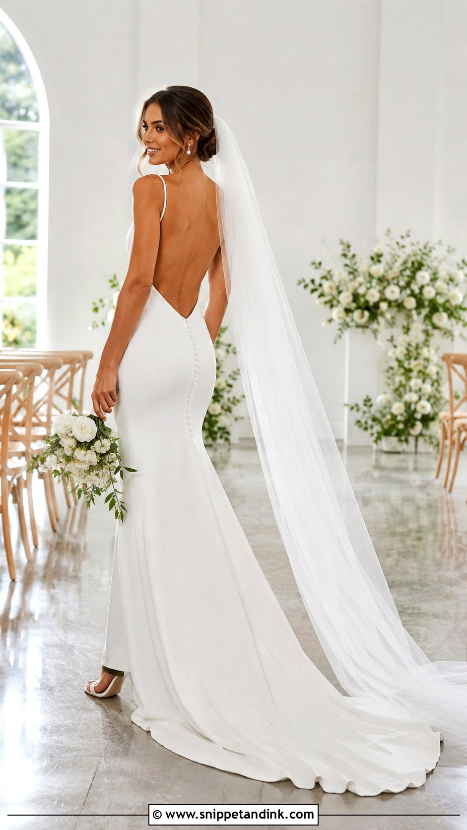 Backless Wedding Dress - Snippet and Ink - 30 Stunning Wedding Dresses
