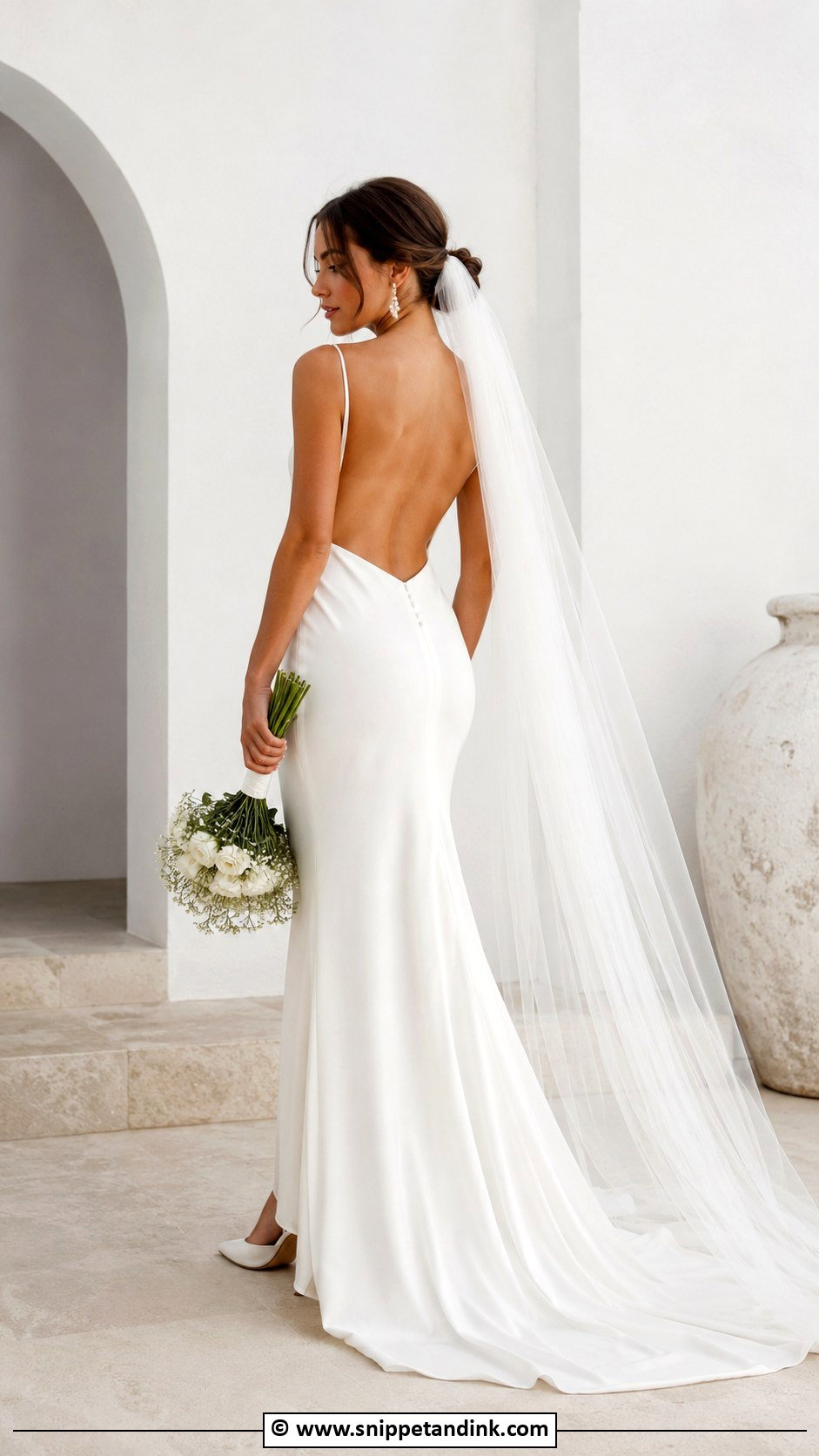 Backless Wedding Dress - Snippet and Ink - 35 Wedding Dress Styles