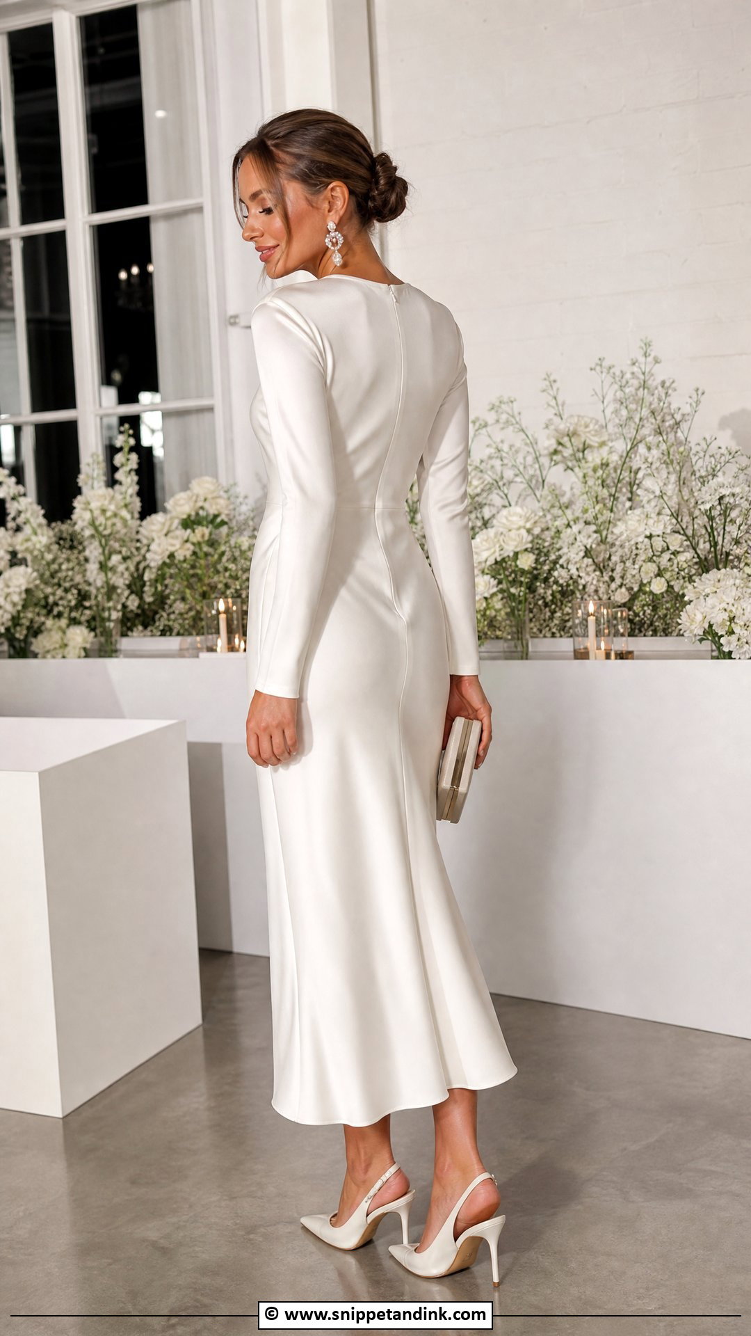 Backless Wedding Dress - Snippet and Ink - 35 After Party Wedding Dress Ideas