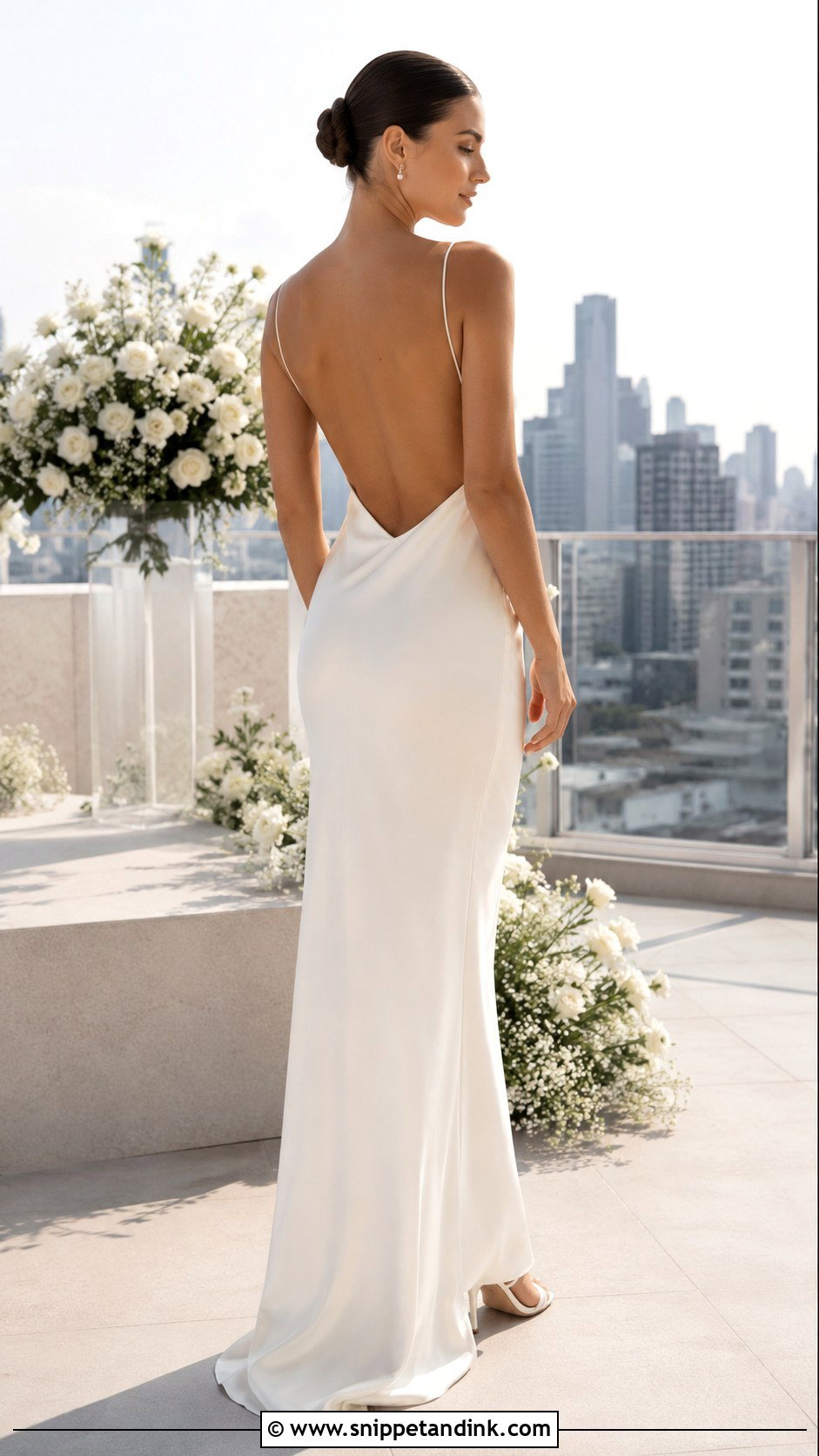 Backless Wedding Dress - Snippet and Ink - 30 Elegant Minimalist Wedding Dress Ideas