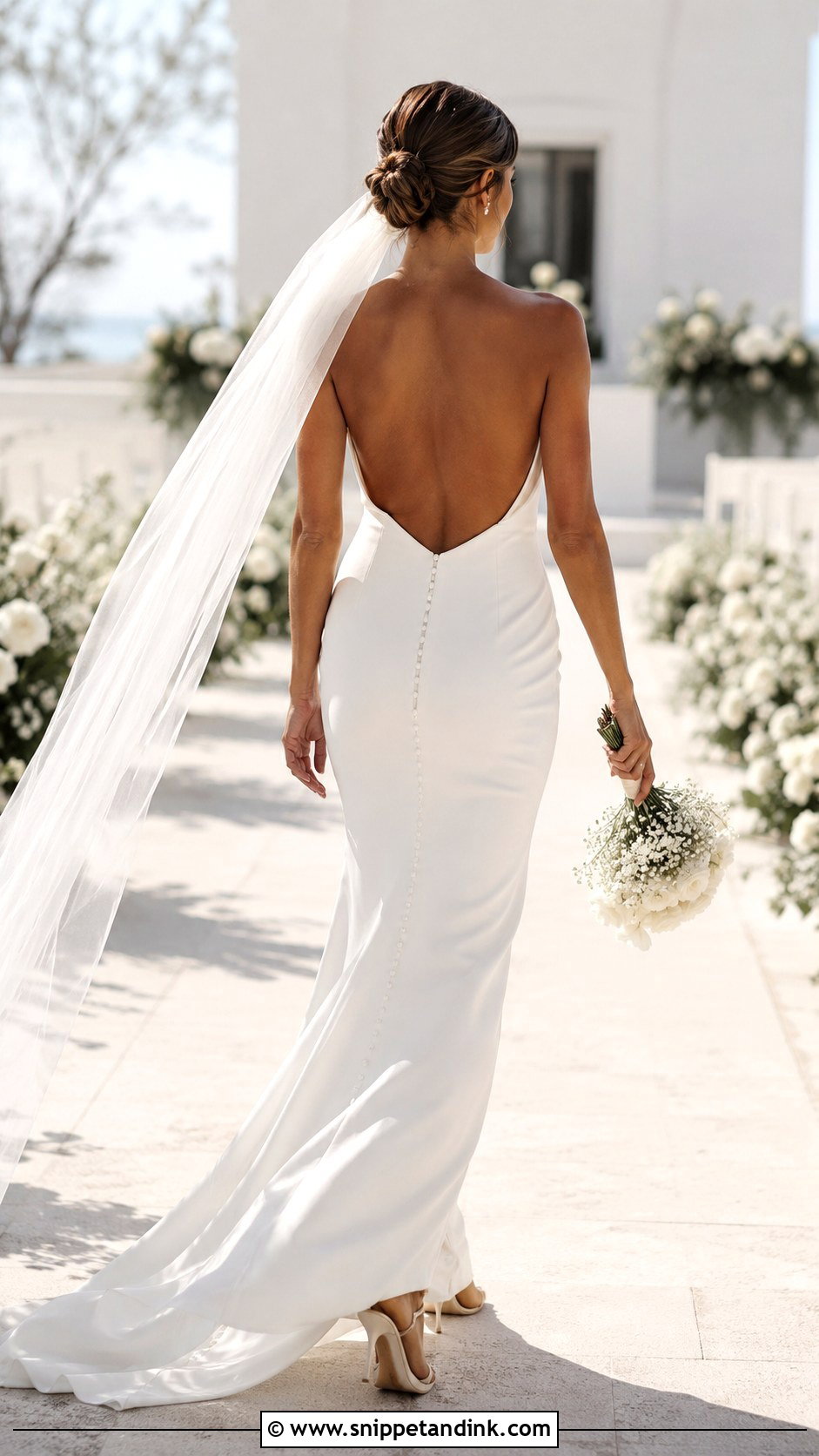 Backless Wedding Gown - Snippet and Ink - 25 Wedding Gown Inspiration Ideas