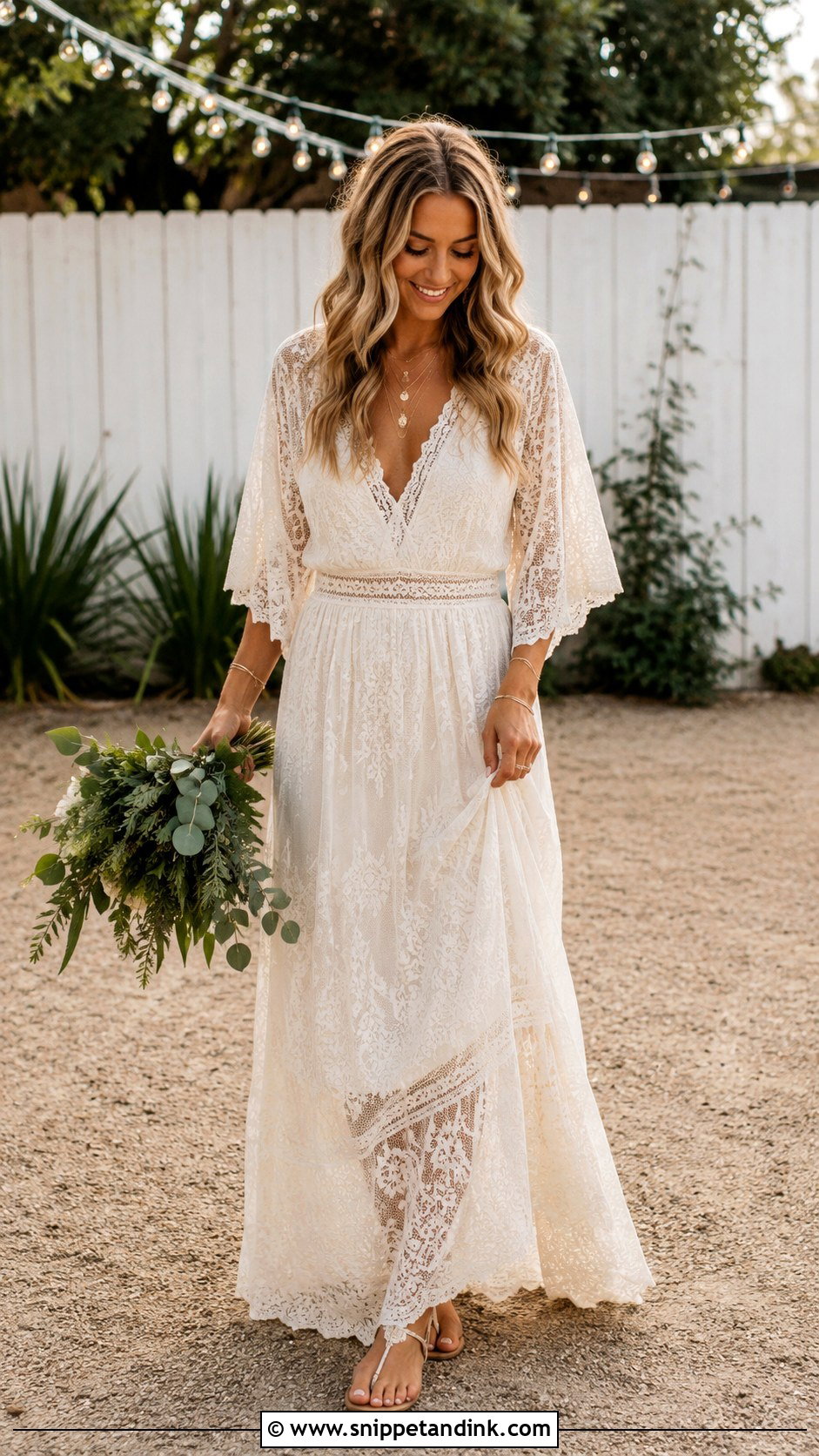 Backyard Wedding Boho Dress - Snippet and Ink - 25 Backyard Casual Wedding Dress Ideas