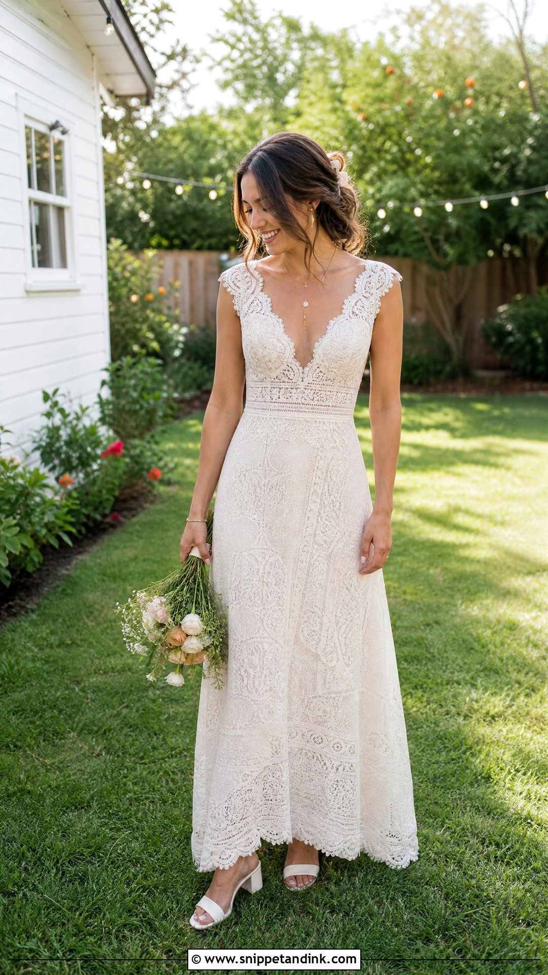 Backyard Wedding Dress - Snippet and Ink - 25 Relaxed Wedding Dress Ideas