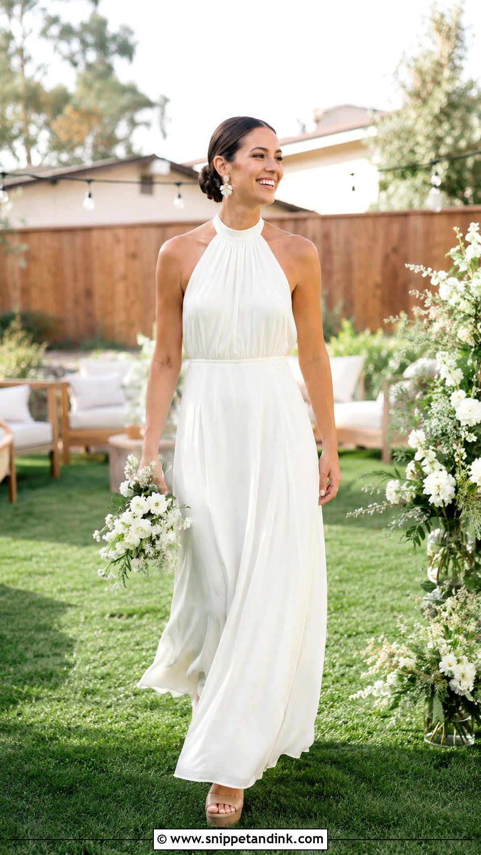 Backyard Wedding Maxi Dress - Snippet and Ink - 25 Backyard Casual Wedding Dress Ideas