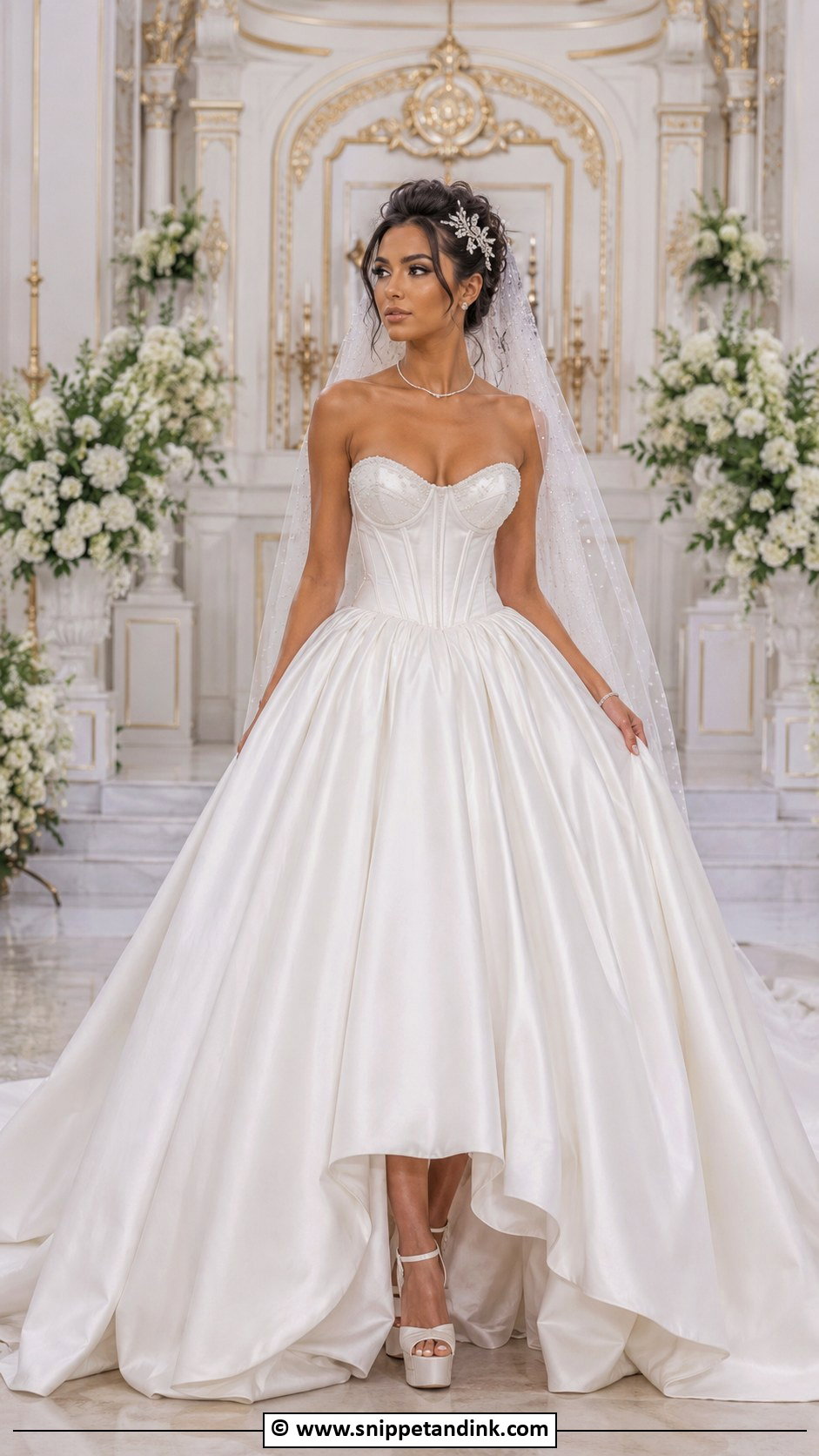 Baddie Ball Gown Wedding Dress - Snippet and Ink - 30 Baddie Wedding Dress Ideas