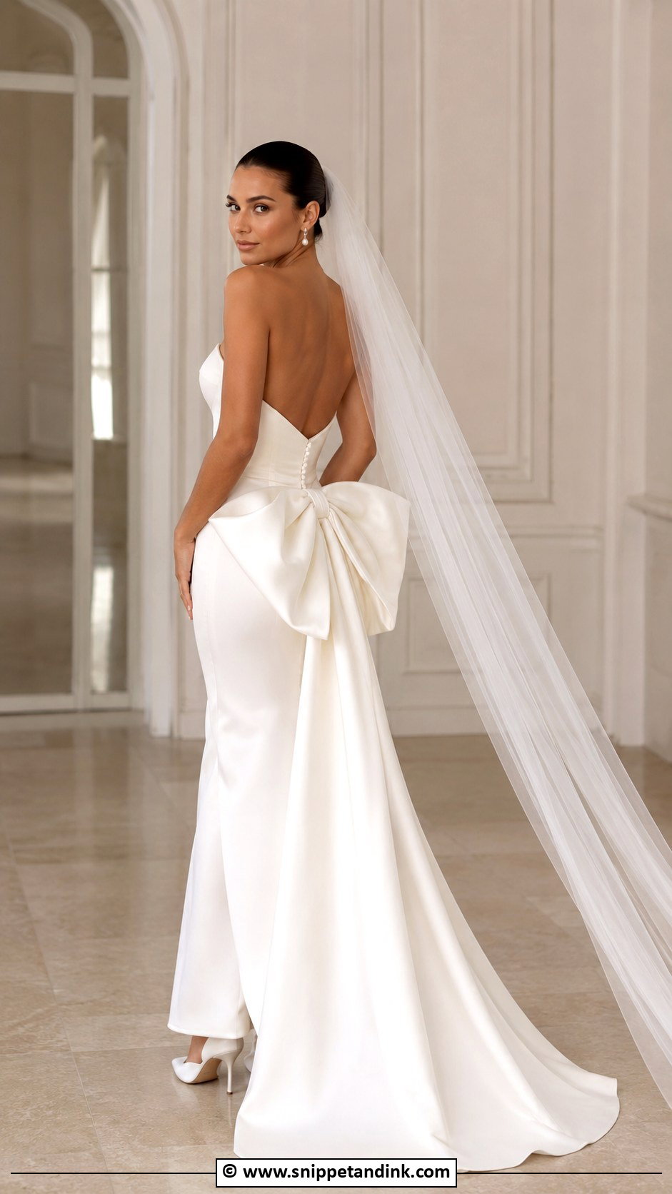 Baddie Bow Wedding Dress - Snippet and Ink - 30 Baddie Wedding Dress Ideas