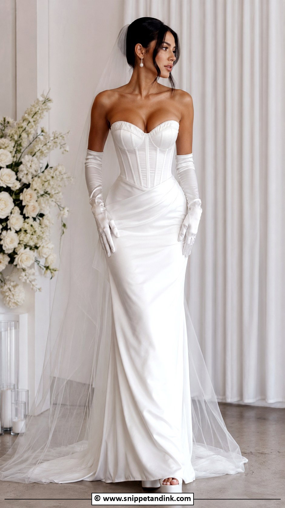 Baddie Corset Wedding Dress - Snippet and Ink - 30 Baddie Wedding Dress Ideas
