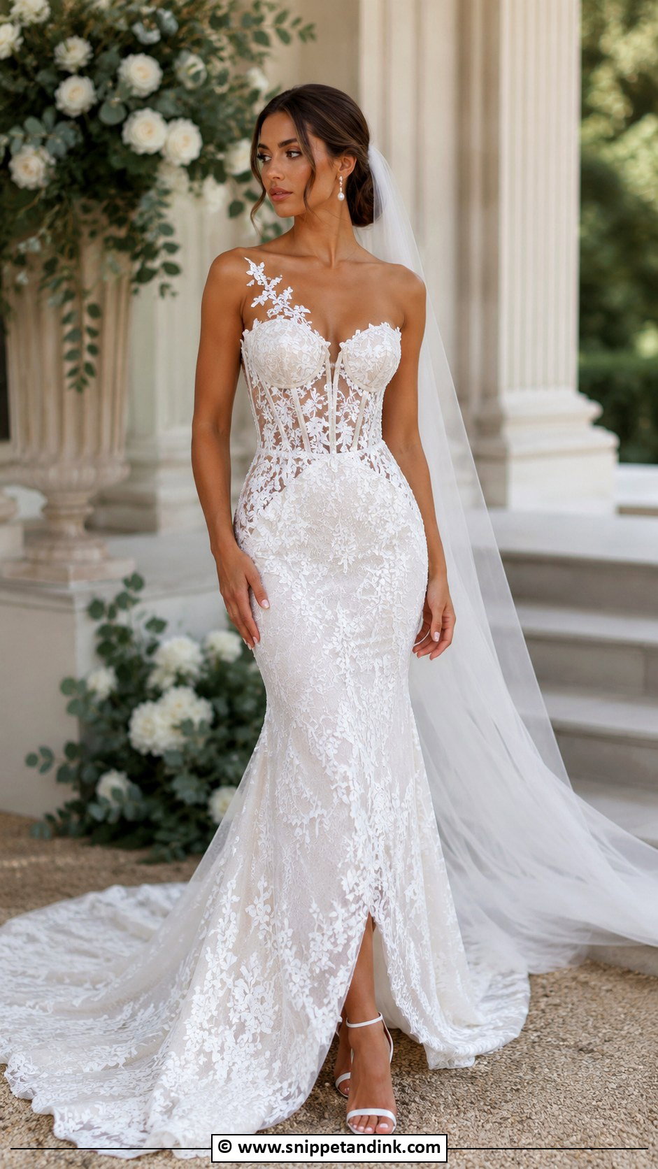Baddie Lace Wedding Dress - Snippet and Ink - 30 Baddie Wedding Dress Ideas