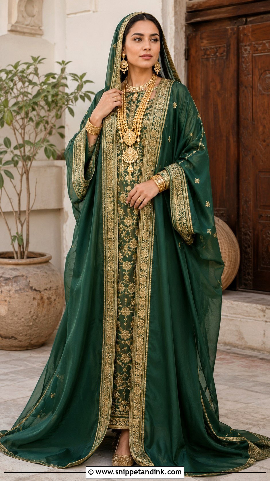 Bahraini Thobe Al Nashal Wedding Dress - Snippet and Ink - 20 Khaleeji Wedding Dresses