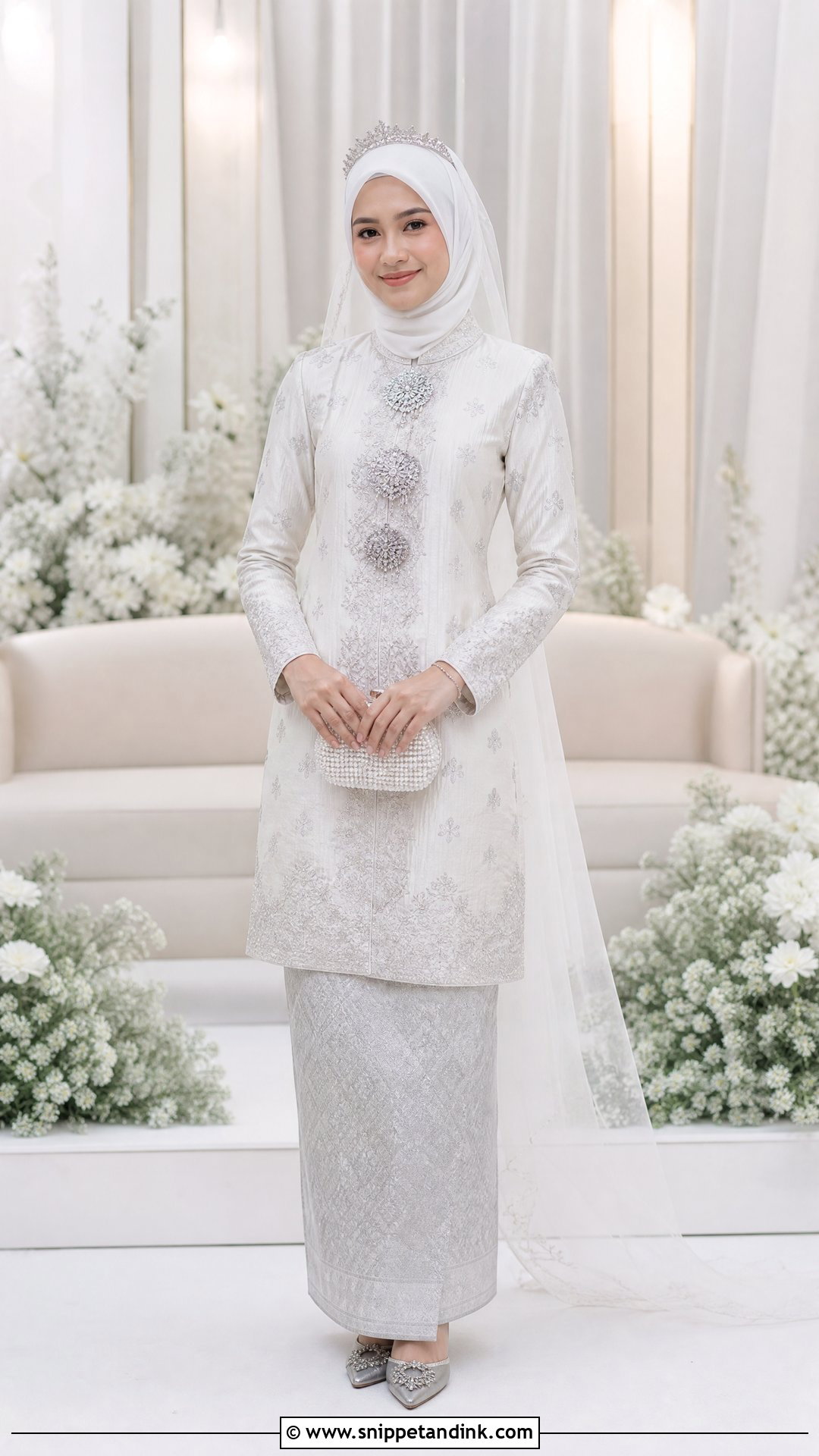 Baju Kurung Riau Malay Wedding Dress - Snippet and Ink - 20 Traditional Malay Wedding Dress Ideas