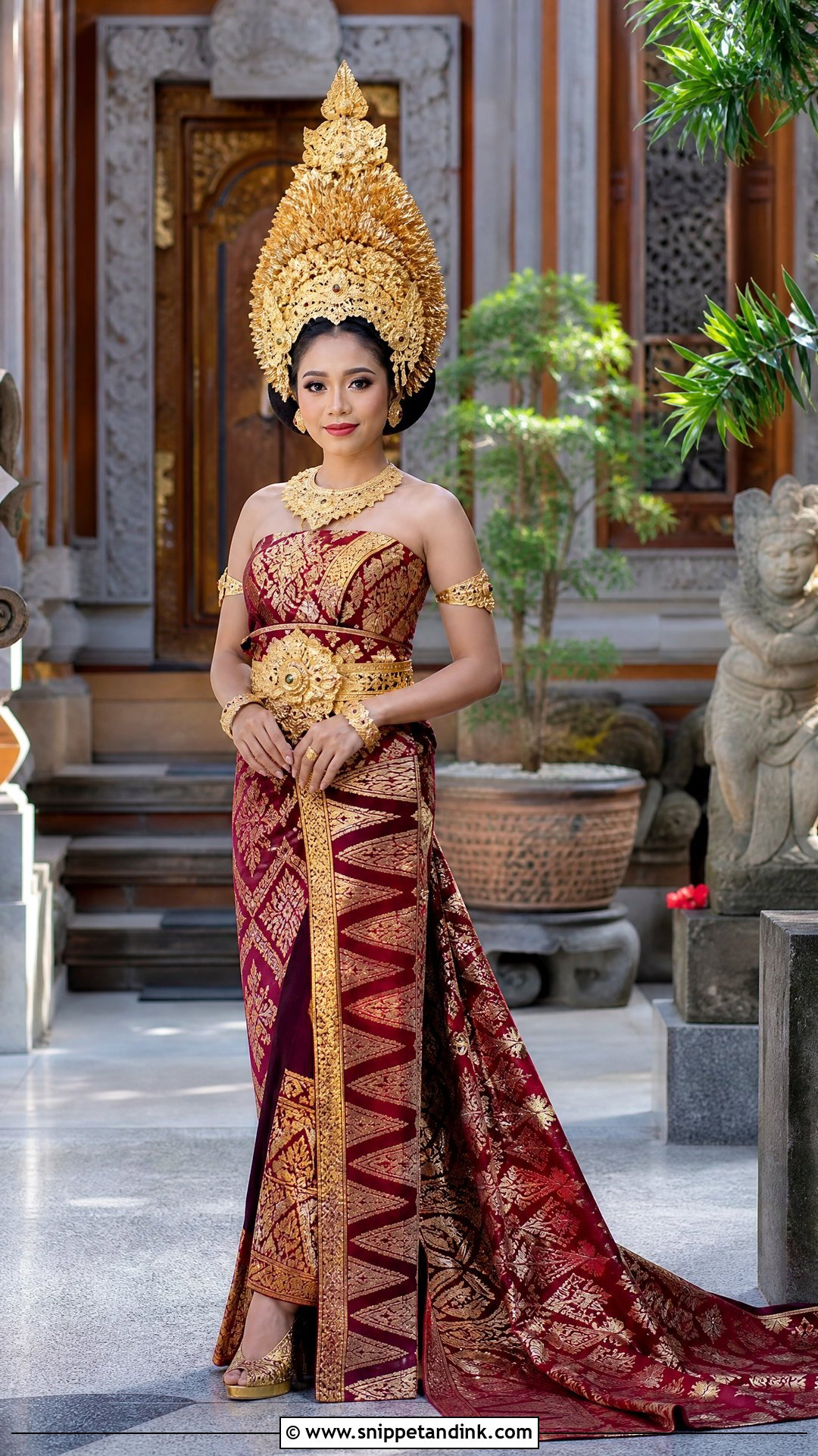 Balinese Payas Agung Indonesian Wedding Dress - Snippet and Ink - 20 Indonesian Wedding Dress Ideas