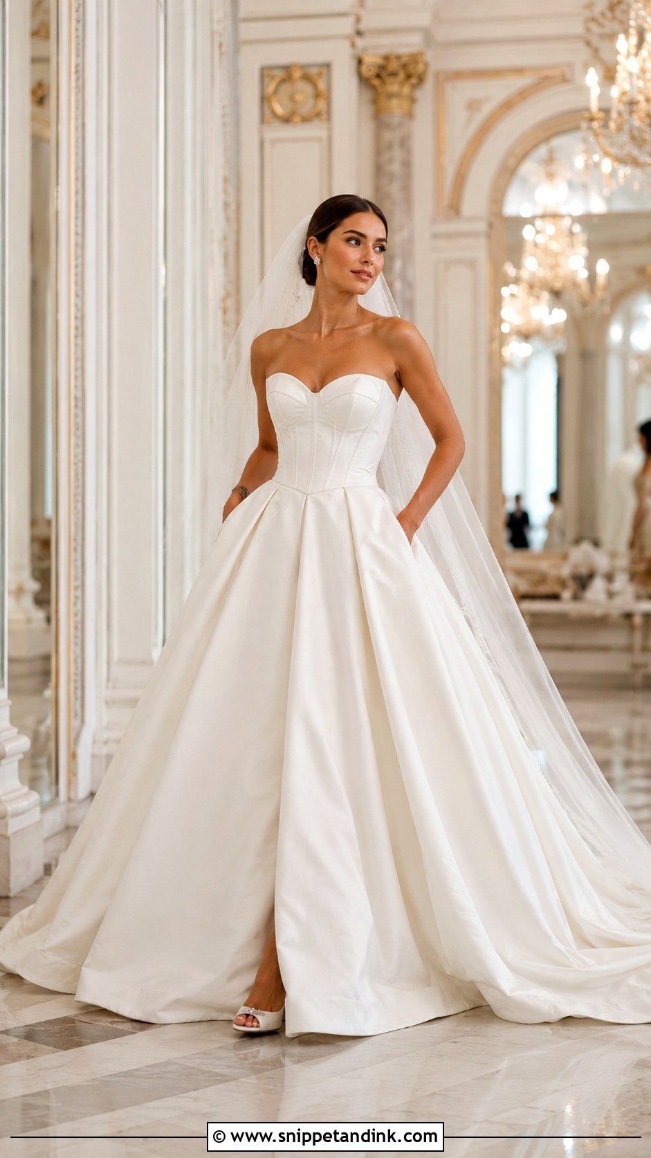 Ball Gown Corset Wedding Gown - Snippet and Ink - 25 Corset Wedding Gown Ideas