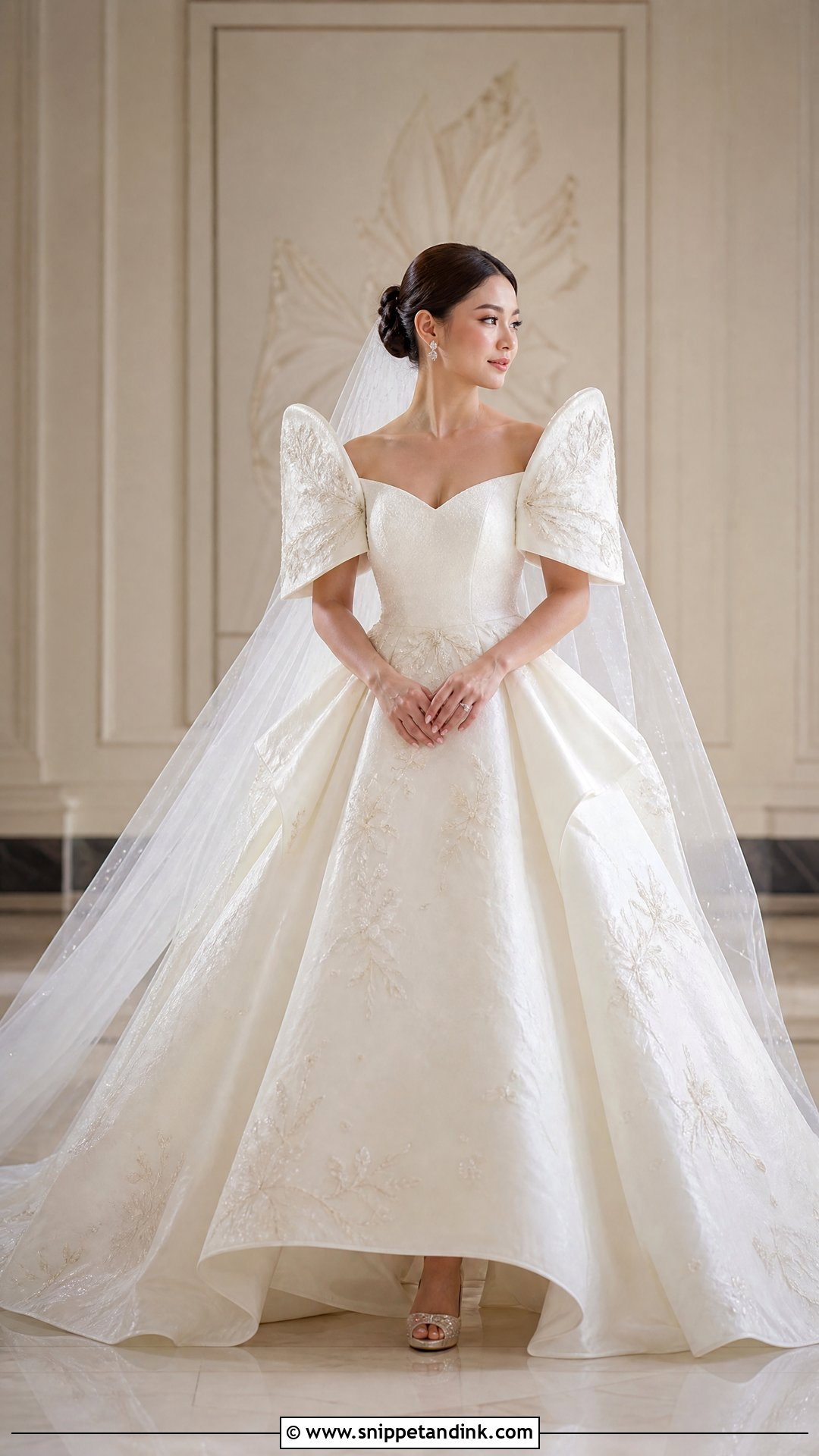 Ball Gown Filipiniana Wedding Dress - Snippet and Ink - 25 Filipino Wedding Dress Ideas
