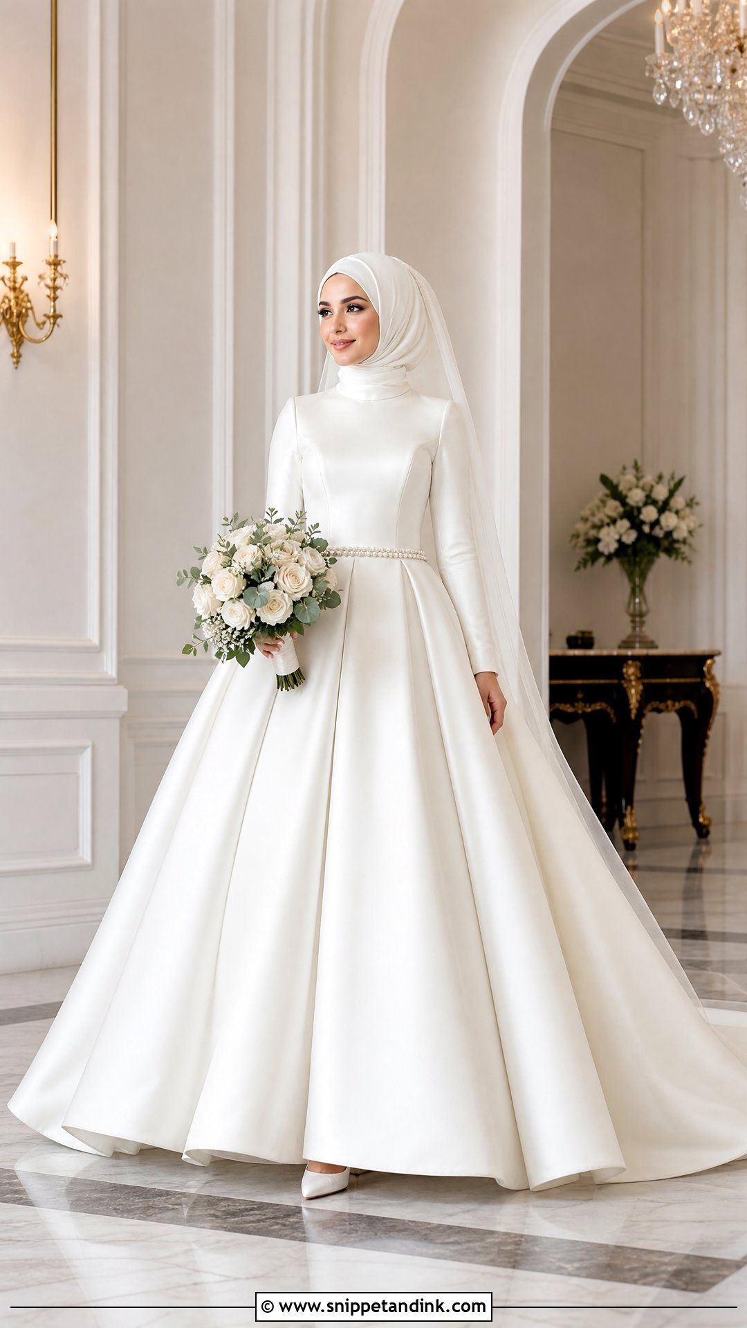 Ball Gown Hijab Wedding Dress - Snippet and Ink - 25 Modest Wedding Dresses Hijab