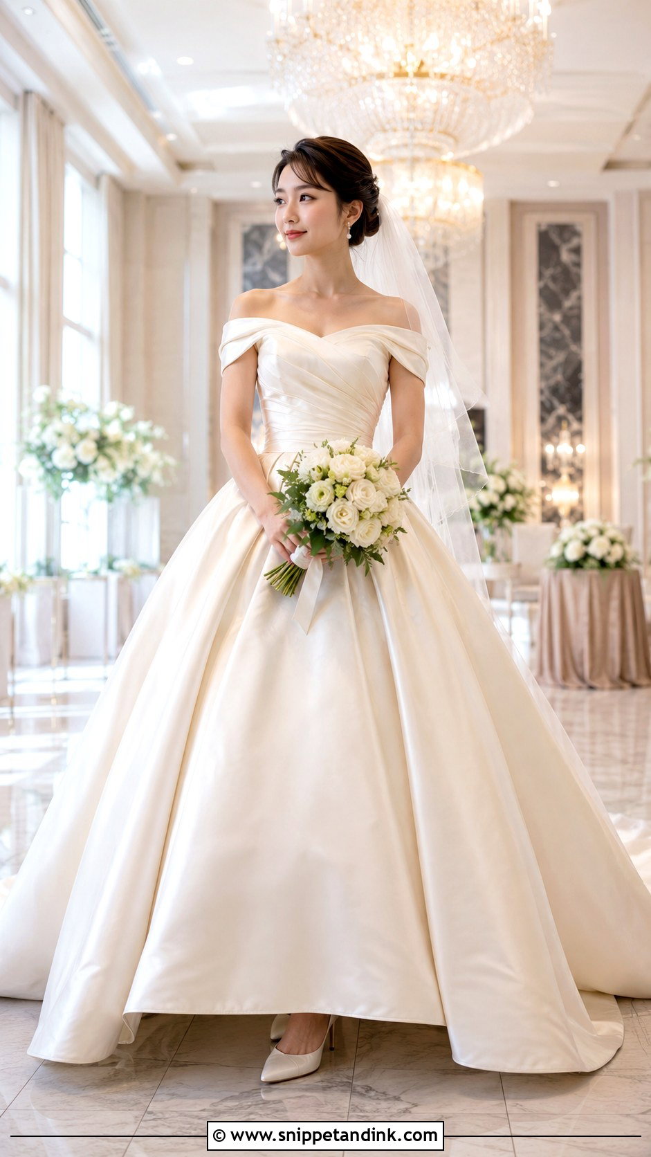 Ball Gown Japan Wedding Dress - Snippet and Ink - 25 Japan Wedding Dress Ideas