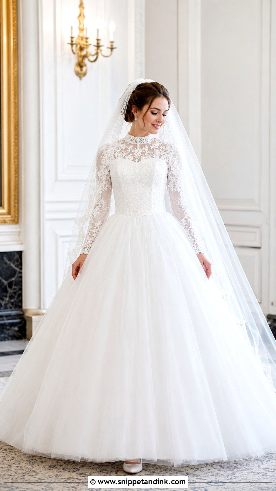 Ball Gown Mormon Wedding Dress - Snippet and Ink - 25 Mormon Wedding Dresses