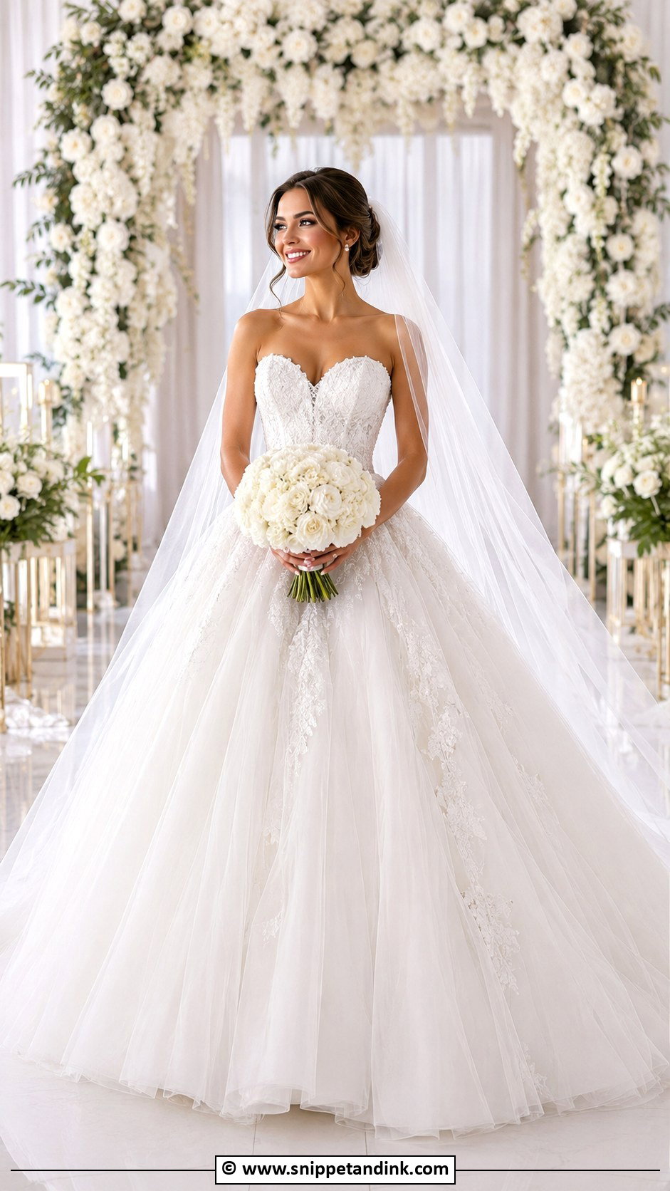 Ball Gown Wedding Dress - Snippet and Ink - 25 Trending Wedding Dresses