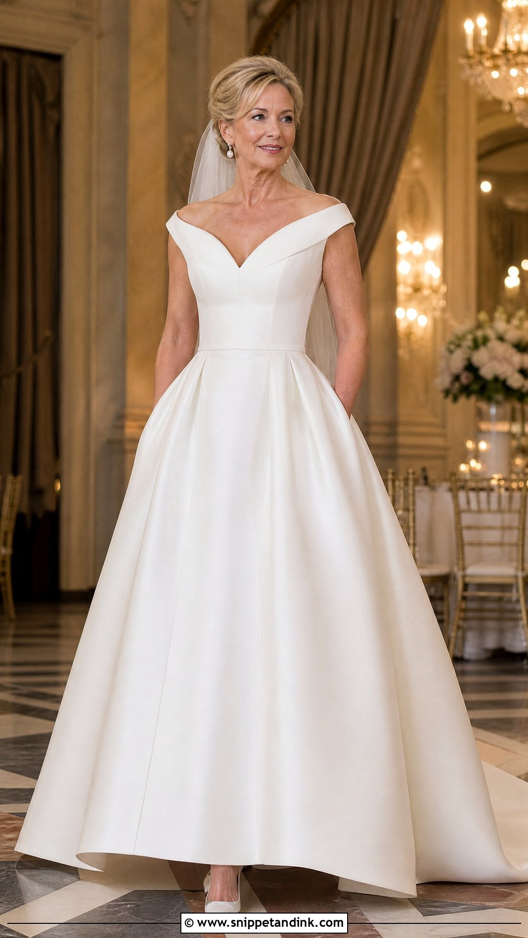 Ball Gown Wedding Dress - Snippet and Ink - 25 Over 50 Bride Wedding Dresses