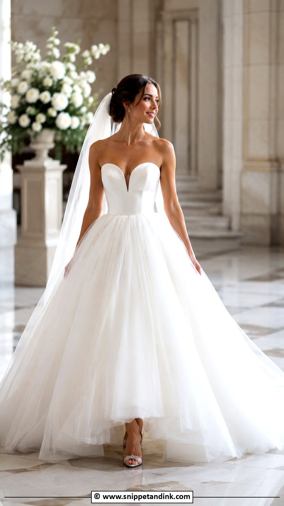 Ball Gown Wedding Dress - Snippet and Ink - 30 Cute Wedding Dresses