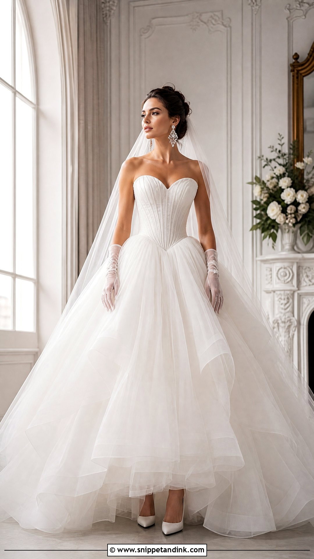 Ball Gown Wedding Dress Art - Snippet and Ink - 25 Wedding Dress Art Ideas