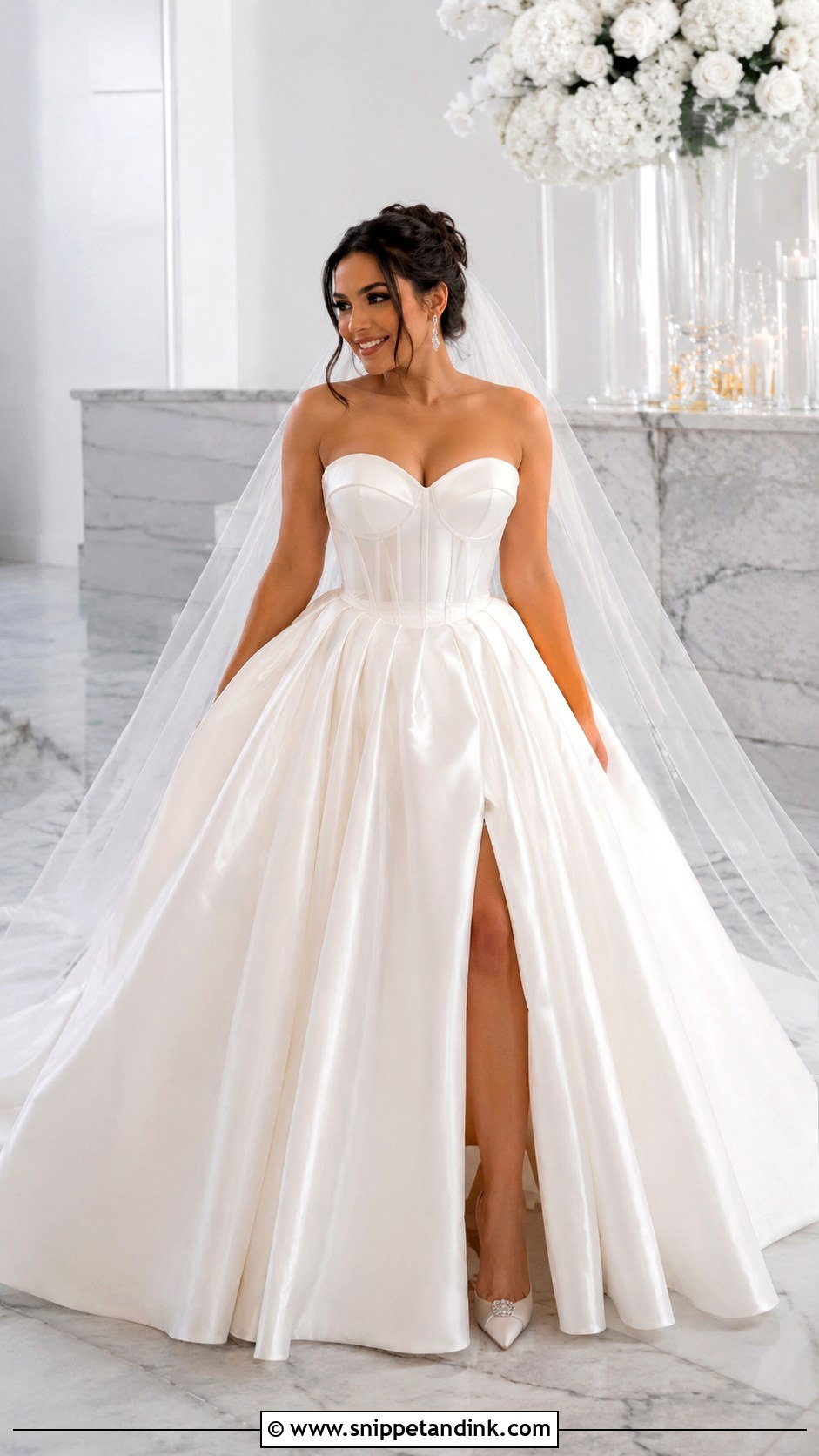 Ball Gown Wedding Dress For Curvy Brides - Snippet and Ink - 30 Wedding Dresses for Curvy Brides