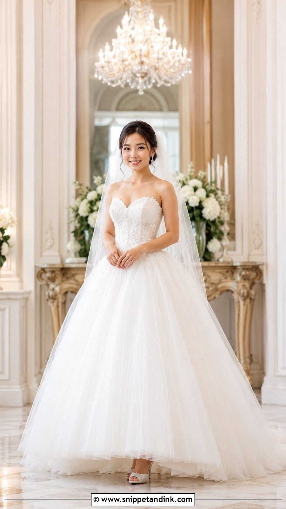 Ball Gown Wedding Dress For Short Brides - Snippet and Ink - 30 Wedding Dresses for Short Brides