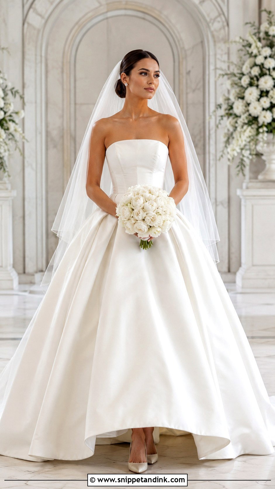Ball Gown Wedding Dress Outfit - Snippet and Ink - 25 Wedding Outfit for Bride Ideas
