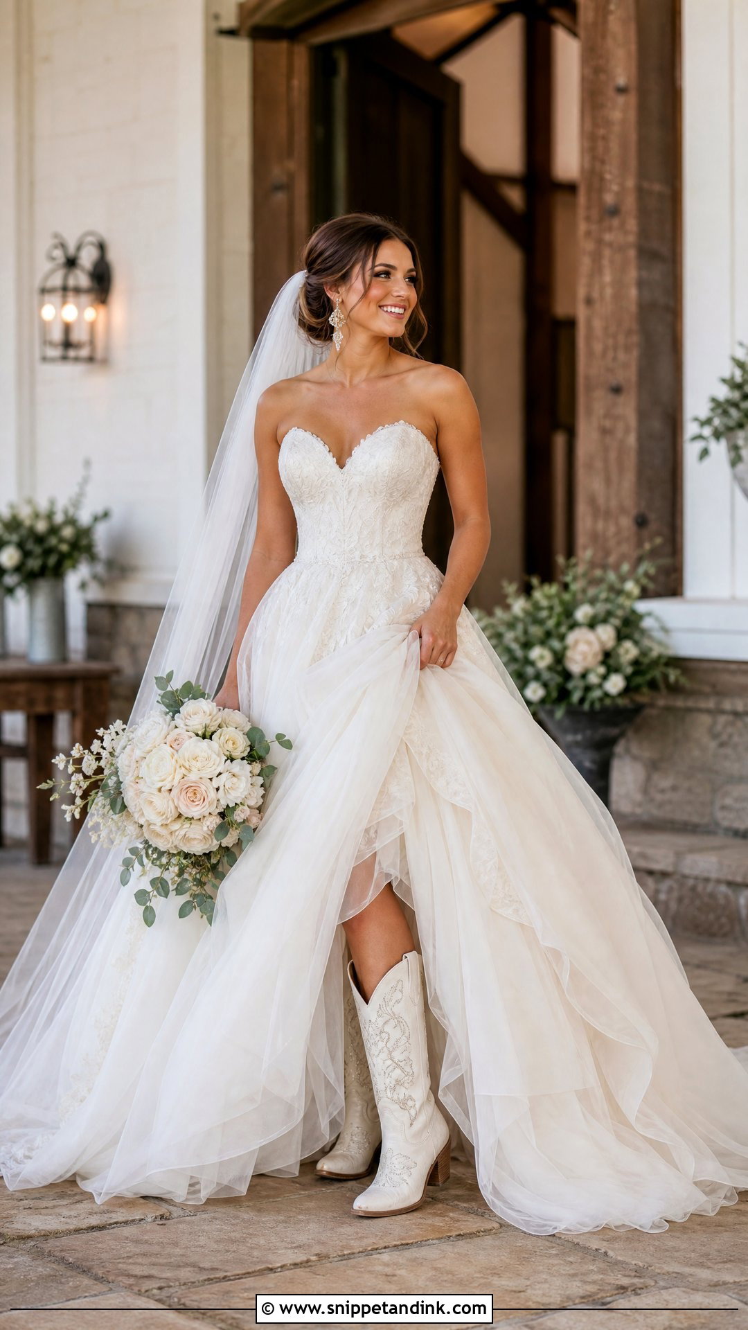 Ball Gown Wedding Dress With Boots - Snippet and Ink - 25 Wedding Dress with Boots Ideas