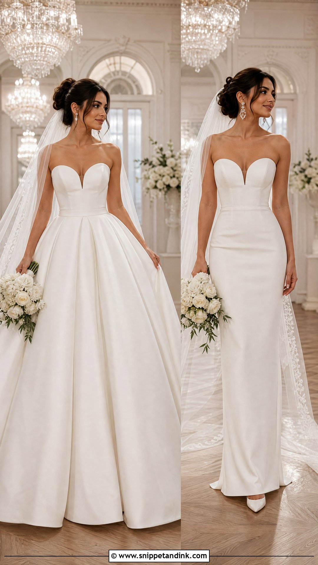 Ball Gown Wedding Dress With Removable Skirt - Snippet and Ink - 20 Two in One Convertible Wedding Dress Ideas