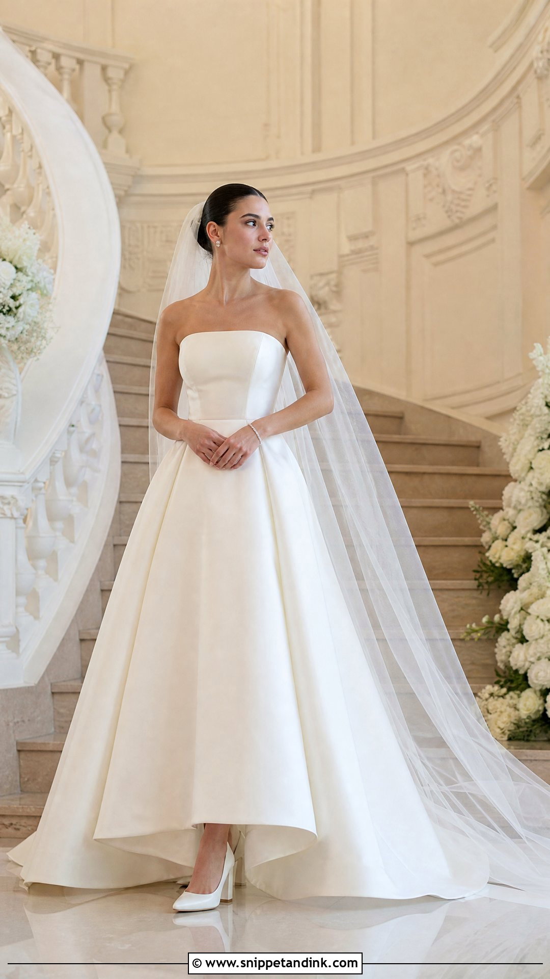 Ball Gown Wedding Dress With Satin Skirt - Snippet and Ink - 20 Wedding Dress with Skirt Ideas