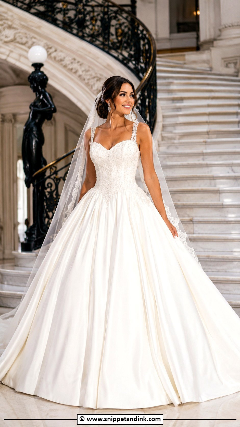 Ball Gown Wedding Dress With Straps - Snippet and Ink - 25 Wedding Dresses with Straps