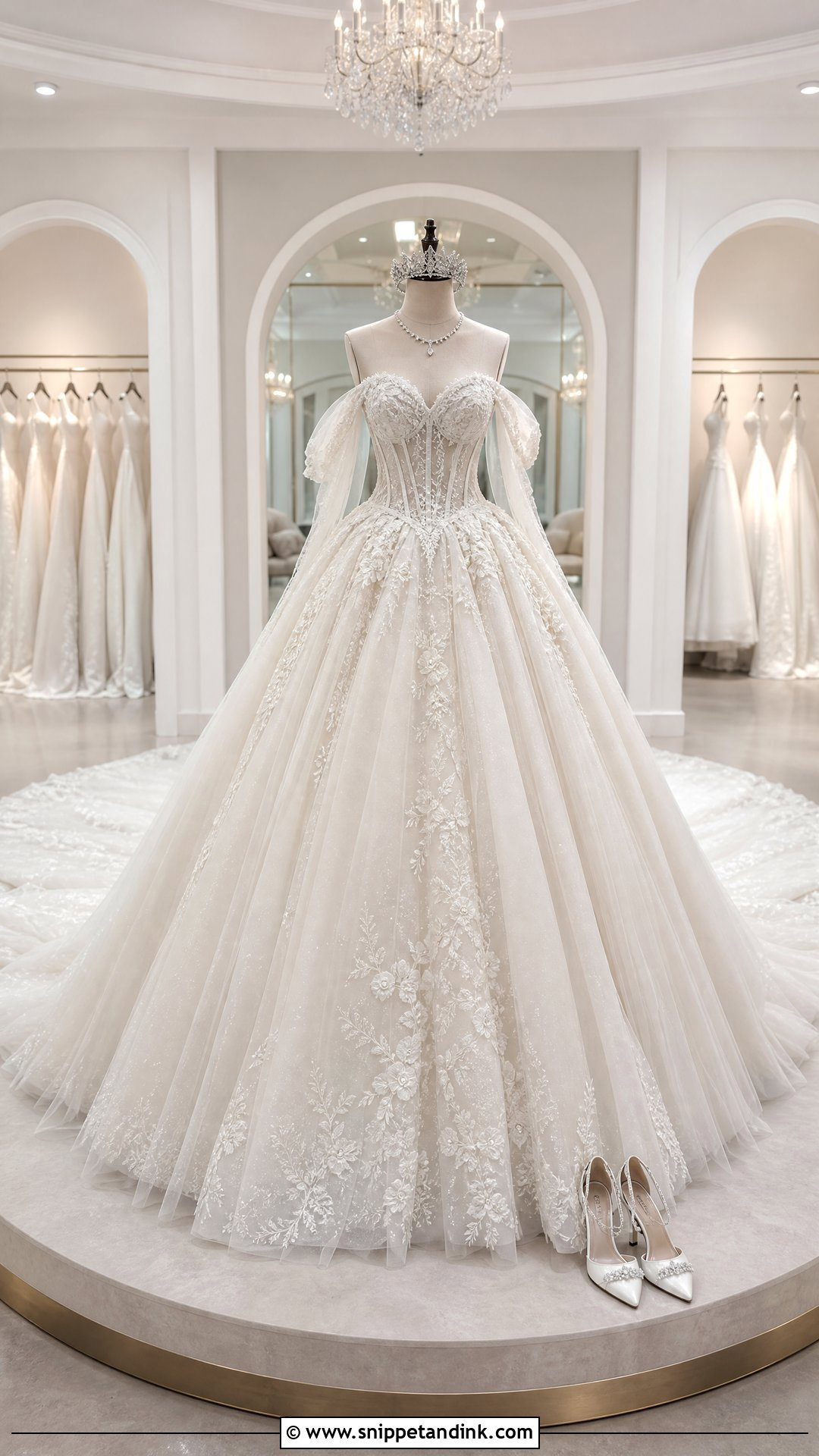 Ball Gown Wedding Dress on Mannequin - Snippet and Ink - 20 Wedding Dress on Mannequin Ideas