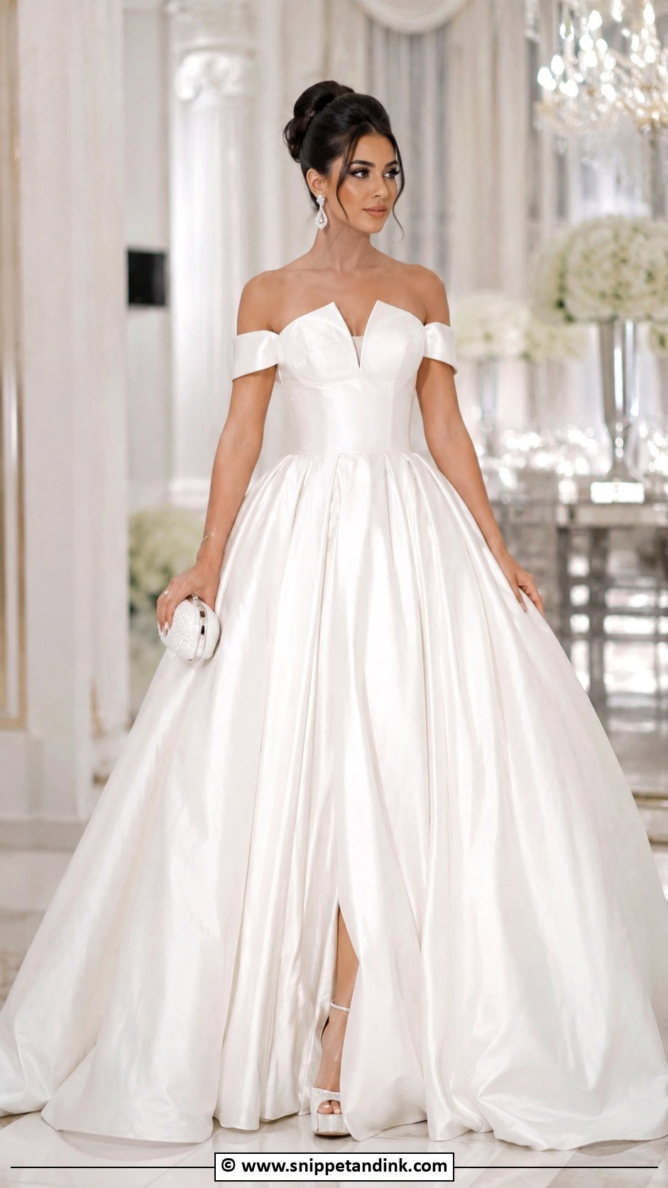 Ball Gown Wedding Frock - Snippet and Ink - 30 Wedding Frock Designs