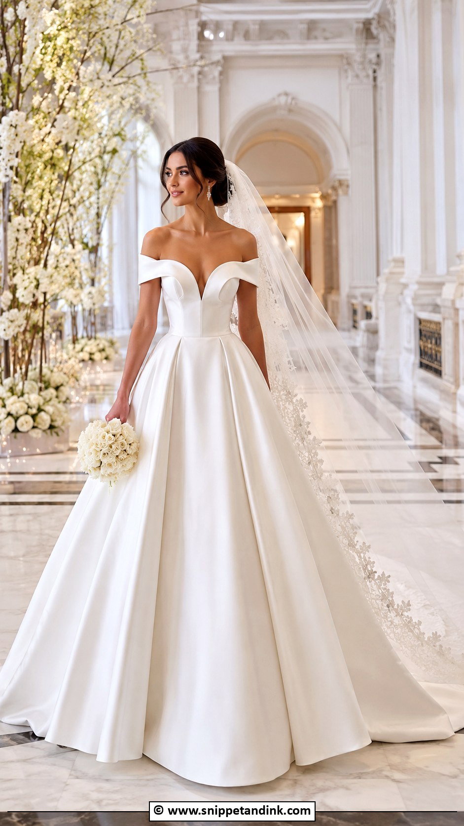 Ball Gown Wedding Look - Snippet and Ink - 30 Wedding Look Ideas