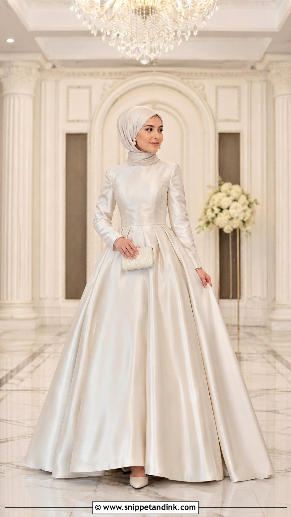 Ball Gown With Hijab - Snippet and Ink - 25 Gown with Hijab Ideas