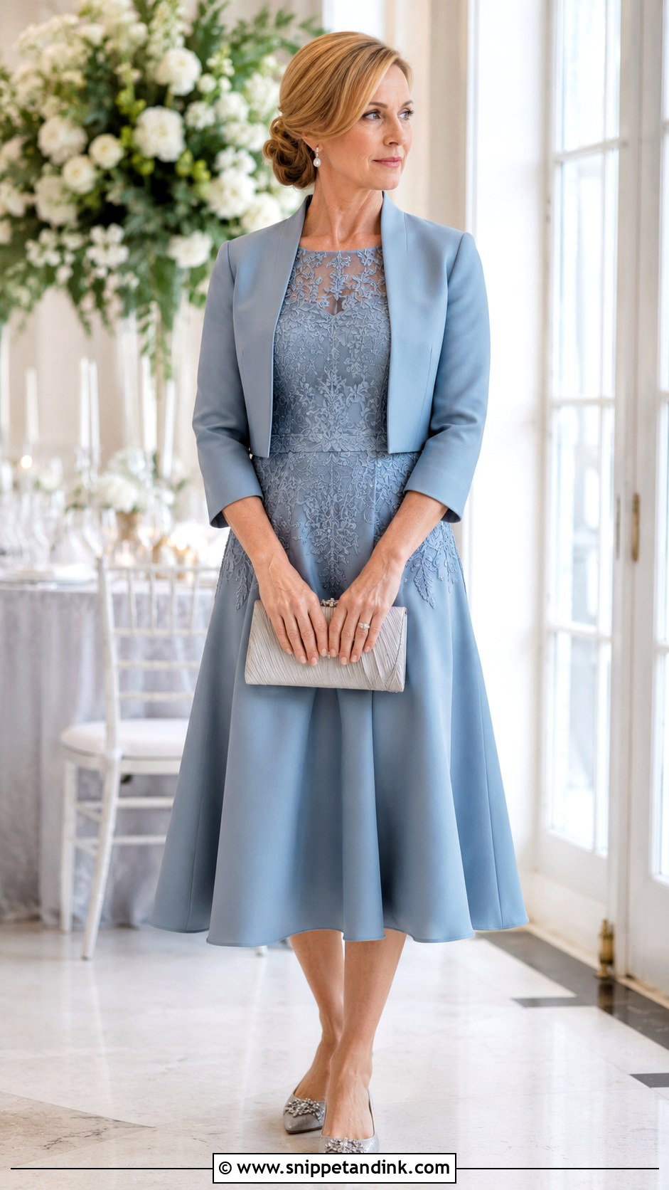 Ballet Flats With Mother Of The Bride Dress - Snippet and Ink - 25 Wedding Ballet Flats Ideas