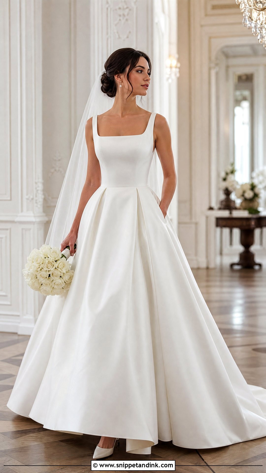 Ballgown Wedding Dress With Pockets - Snippet and Ink - 20 Simple Ballgown Wedding Dress Ideas