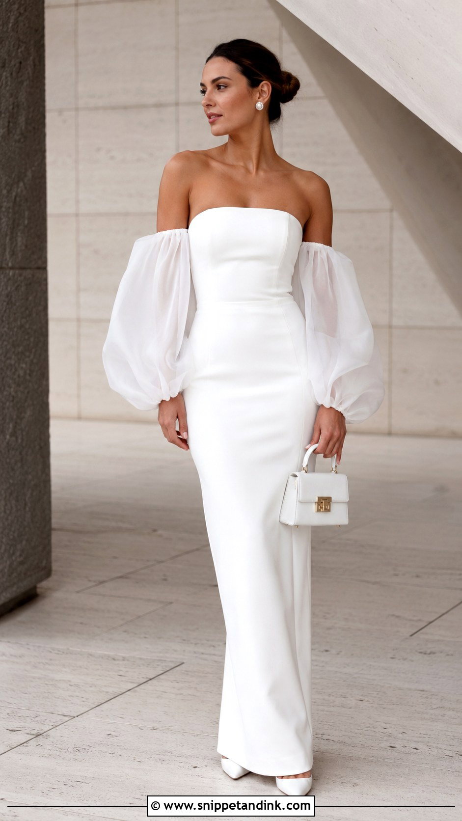 Balloon Sleeve Wedding Dress - Snippet and Ink - 20 Crazy Wedding Dresses