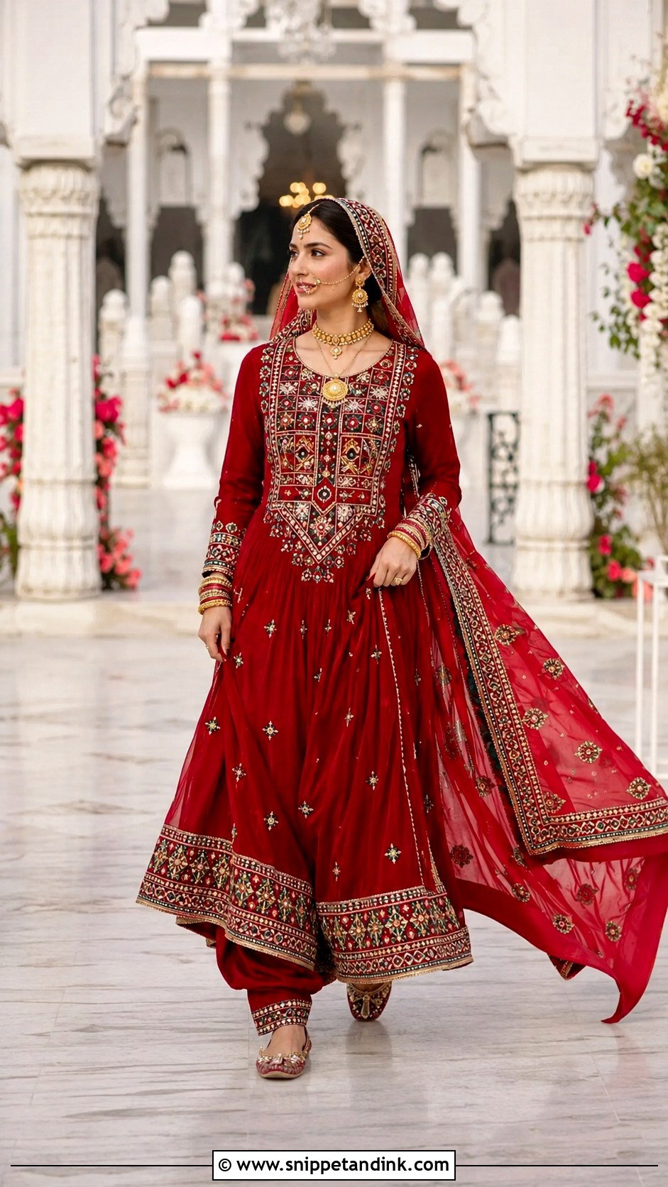 Balochi Bridal Frock - Snippet and Ink - 20 Balochi Bridal Dress Ideas