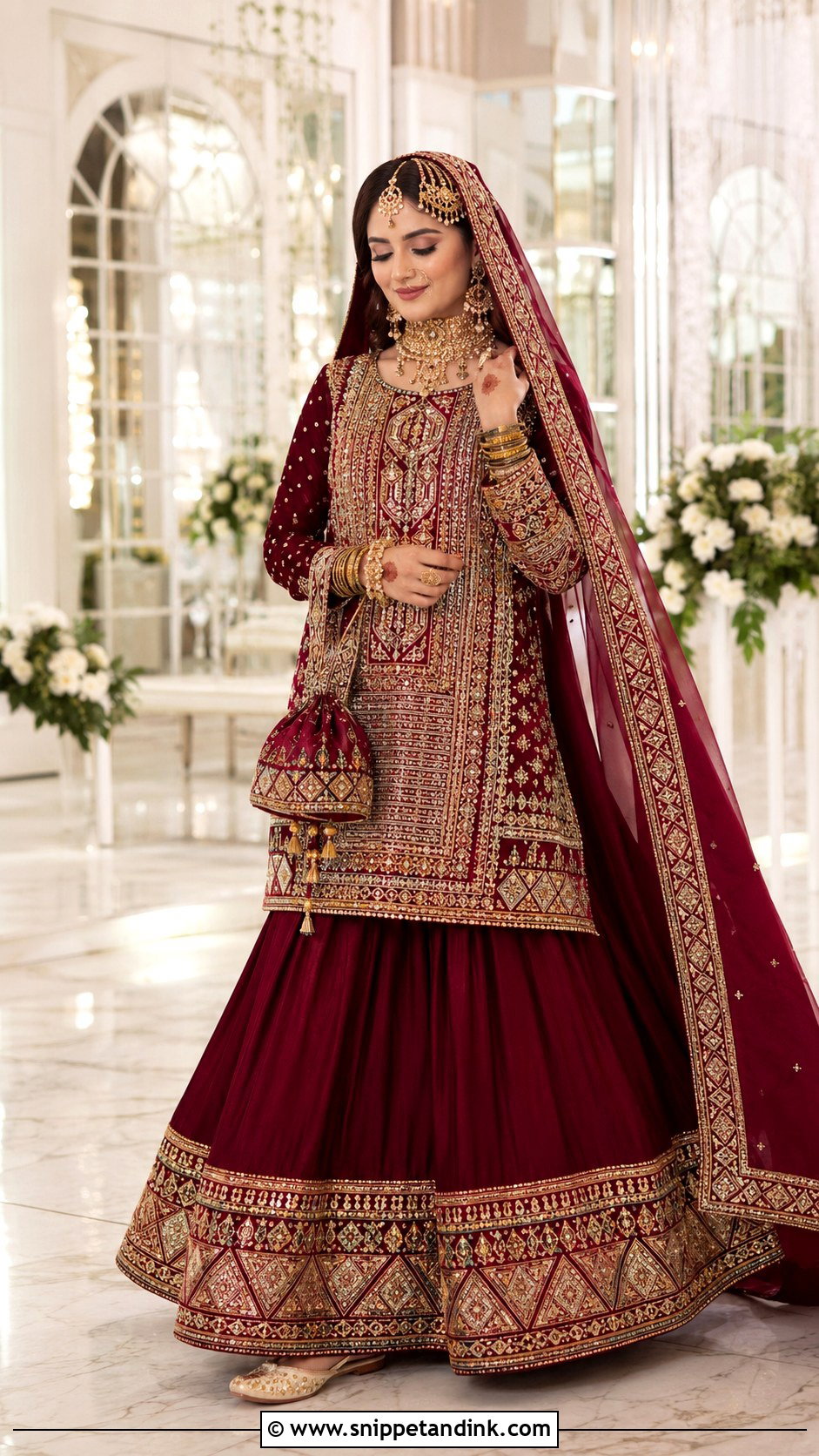 Balochi Bridal Lehenga - Snippet and Ink - 20 Balochi Bridal Dress Ideas