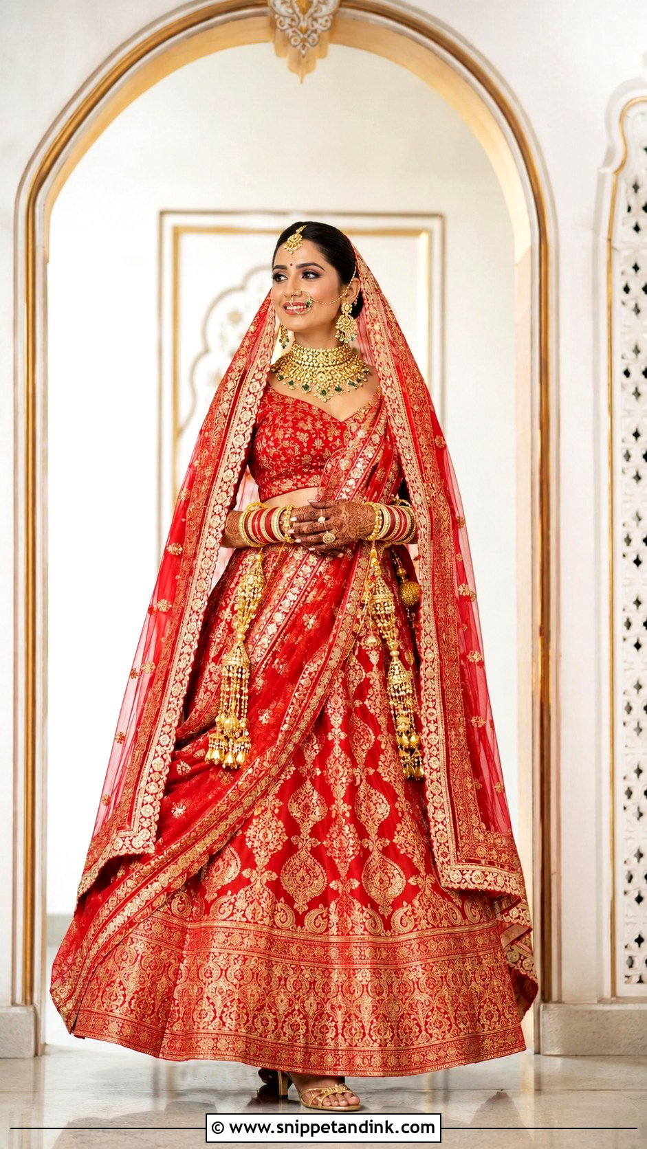 Banarasi Barat Lehenga - Snippet and Ink - 25 Barat Dresses