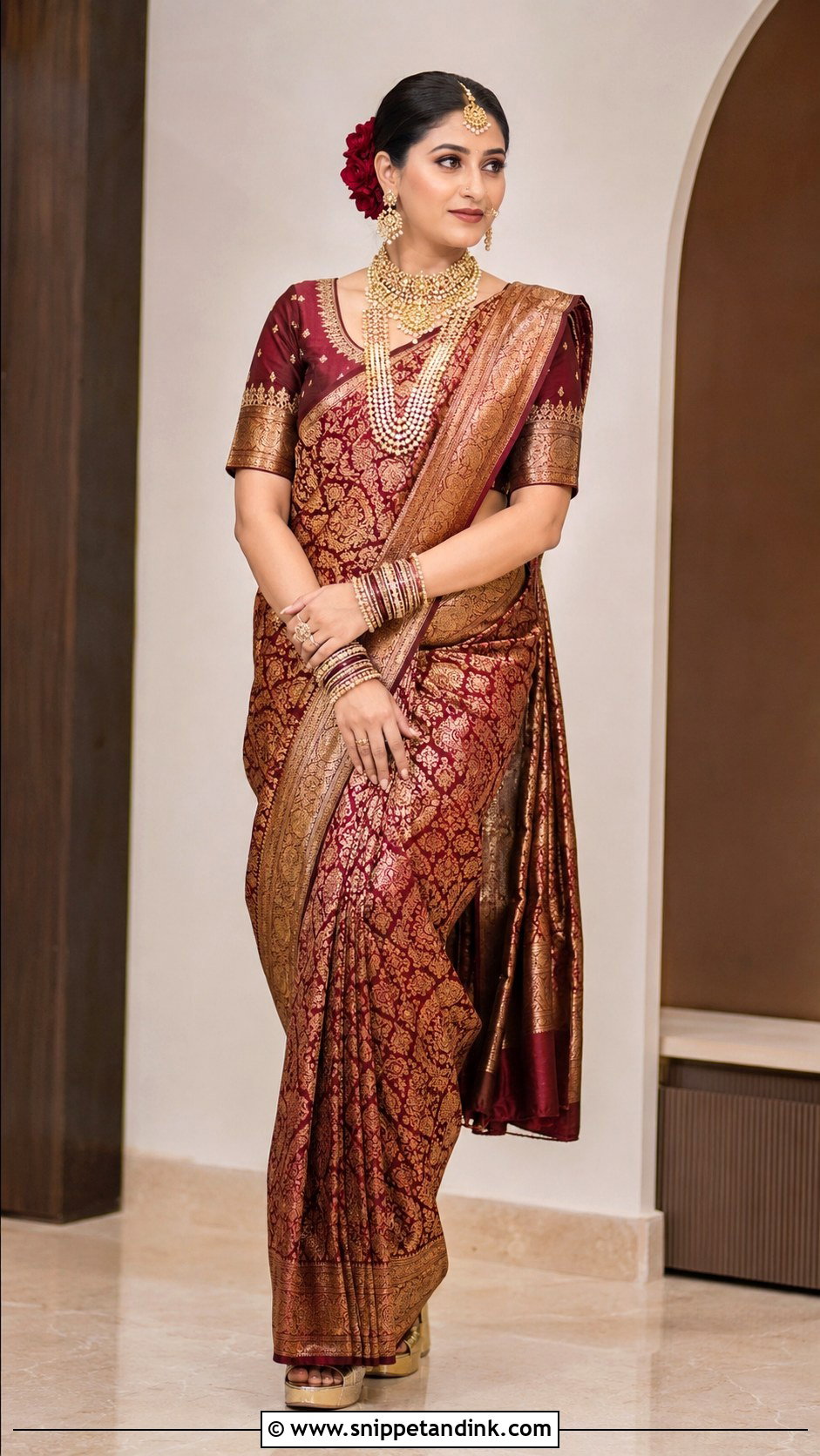 Banarasi Bridal Saree - Snippet and Ink - 25 Indian Bridal Dresses