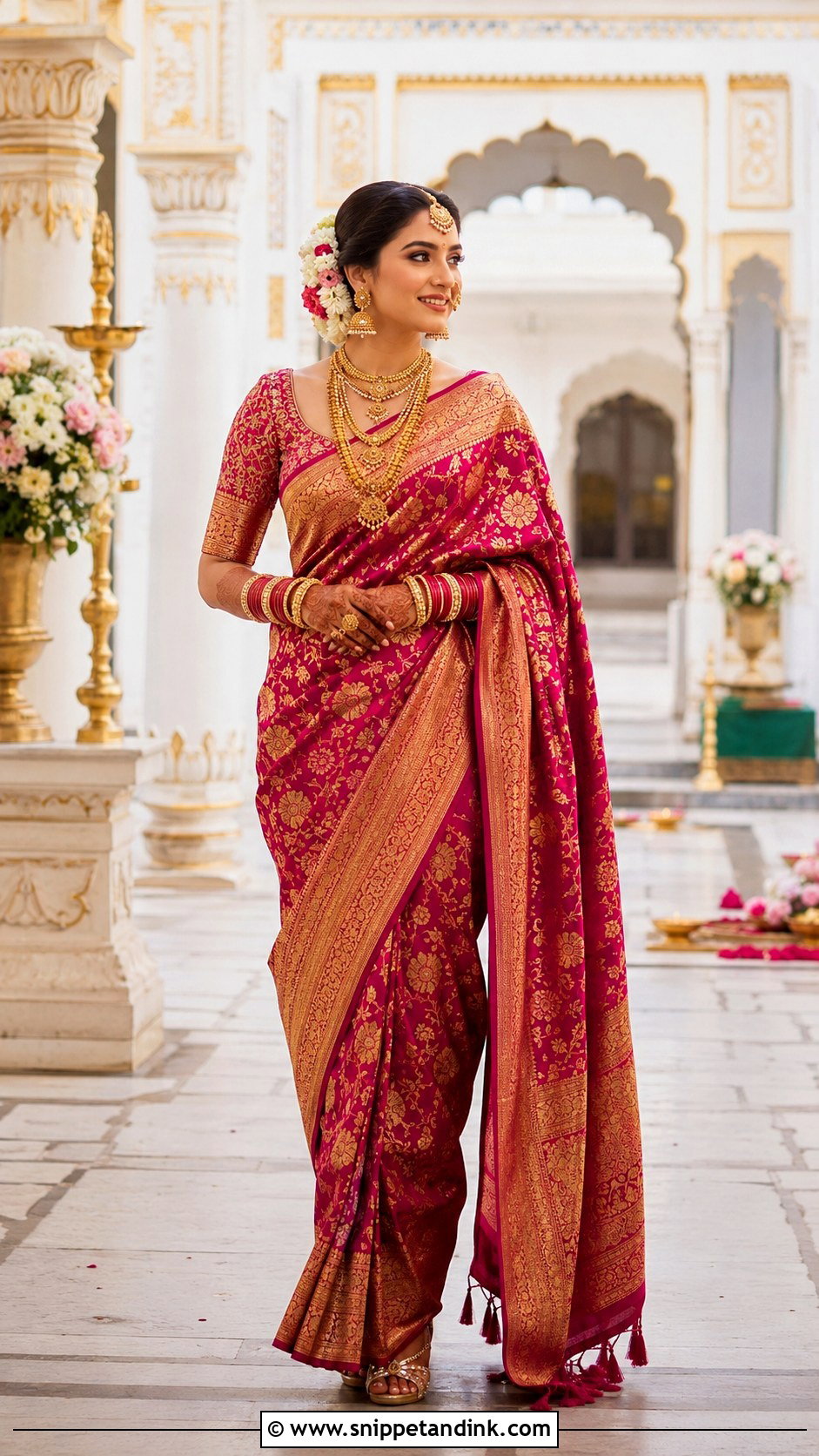Banarasi Bridal Saree - Snippet and Ink - 20 Desi Bridal Dresses