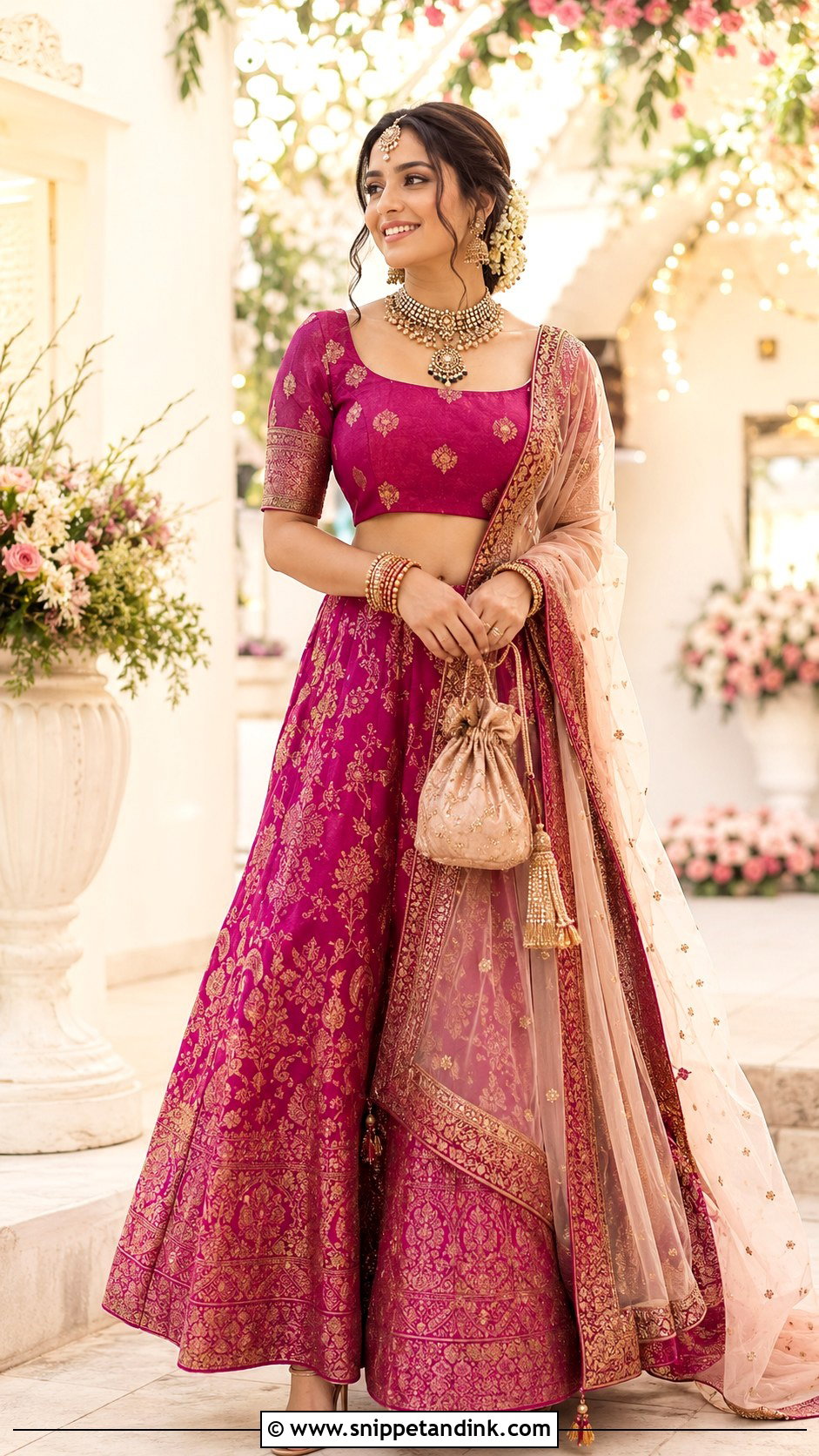 Banarasi Lehenga For Wedding - Snippet and Ink - 25 Indian Wedding Outfits for Brides Sister