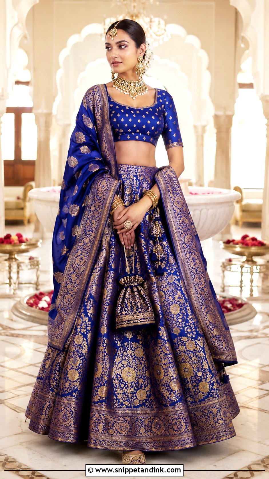 Banarasi Lengha Choli - Snippet and Ink - 25 Modern Wedding Lengha Choli Ideas