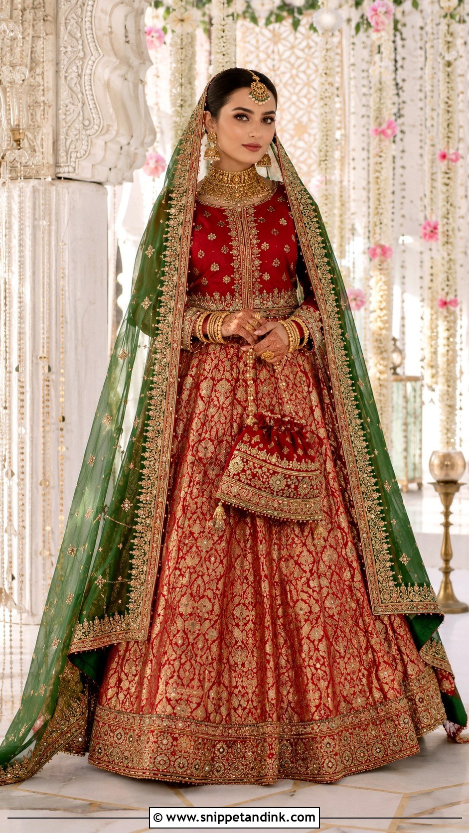 Banarasi Pakistani Bridal Lehenga - Snippet and Ink - 20 Desi Wedding Dresses Pakistani Bridal