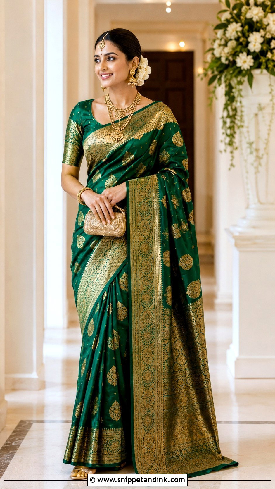 Banarasi Saree For Indian Wedding - Snippet and Ink - 25 Indian Weddings Shadi Outfits